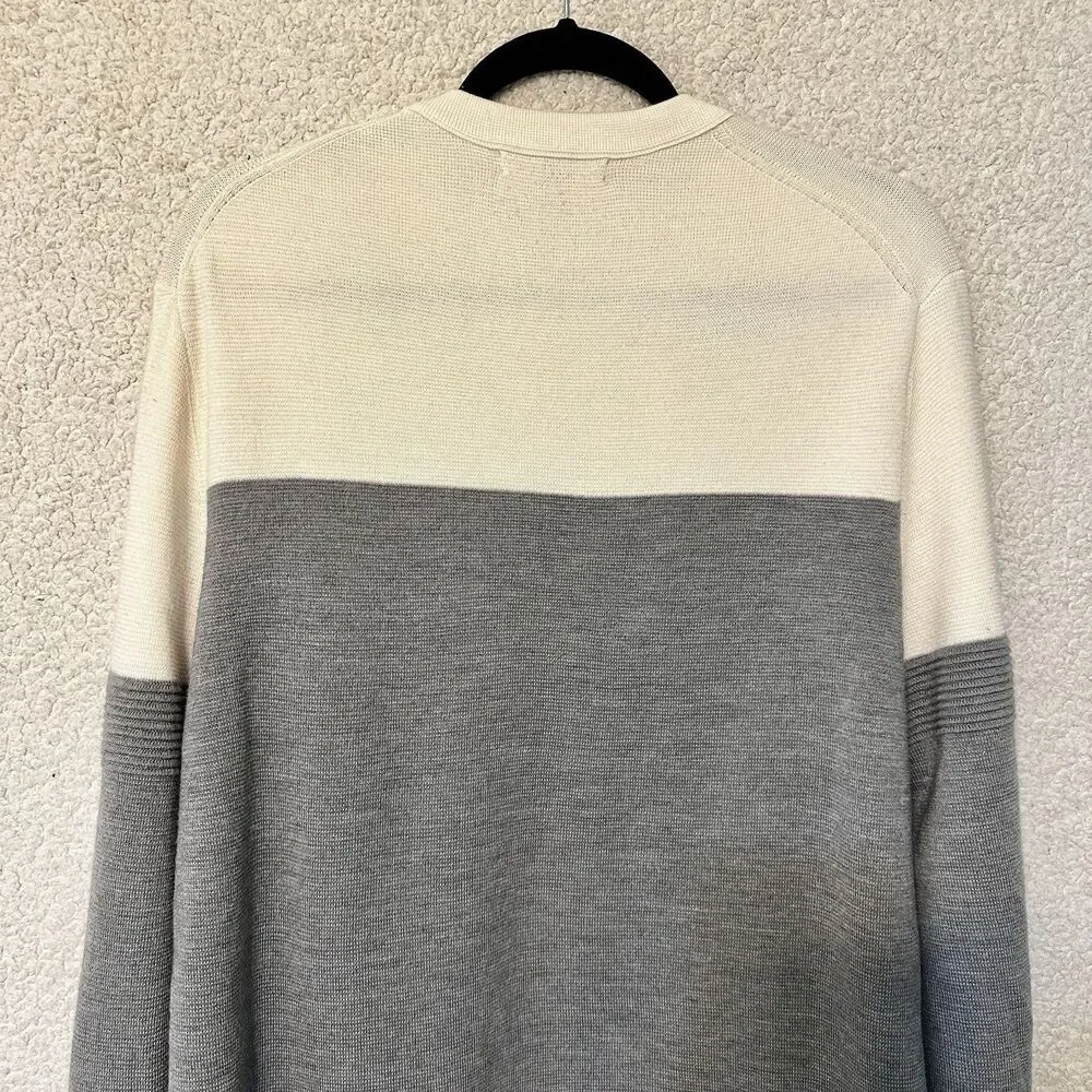 Banana republic‎ Wool Blend colorblock sweater size XL capsule